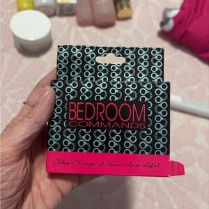 Bedroom Commands Game - Black and Pink